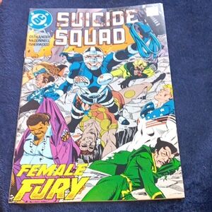 DC Comics Suicide Squad with Blue and Green Highlights